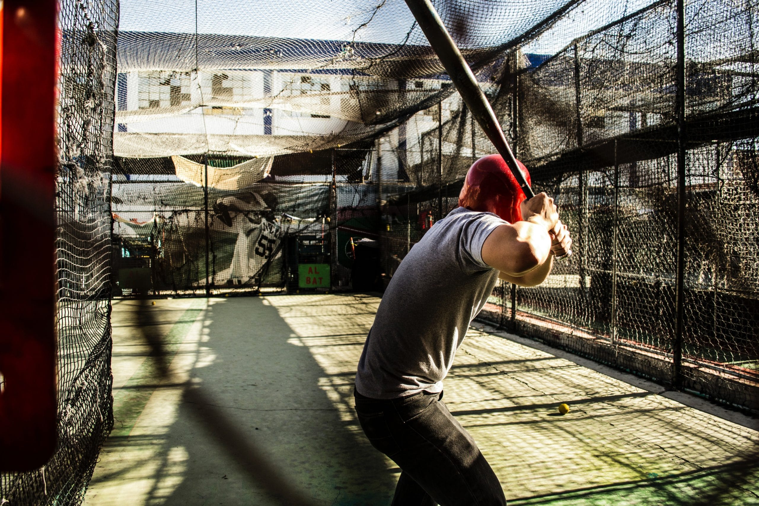 Baseball hitting cages dubai